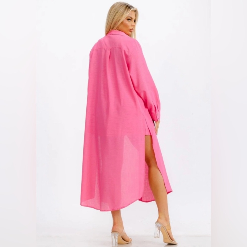 NWT The Clothing Company Pink
Two Piece Romper & Belt Set size Small - Picture 9 of 9